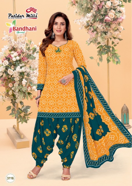 Patidar Bandhani Vol-31 Cotton Designer Patiyala Dress Material